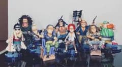 ワンピース YZ 赤髪海賊団 9点 ガレージキット ガレキ スタチュー