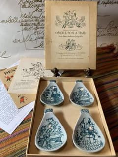 ビヨンヴィンブラッド レアな箱入りビンテージの豆皿4枚セット