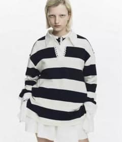 ラスト1点発送Bibiy. FRANCINE RUGBY TOP ビビィ - メルカリ