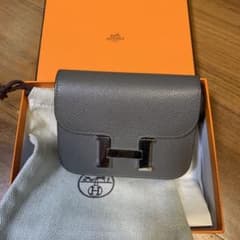 エルメス コンスタンス スリム エプソン SV金具 U刻印 グリメイヤー