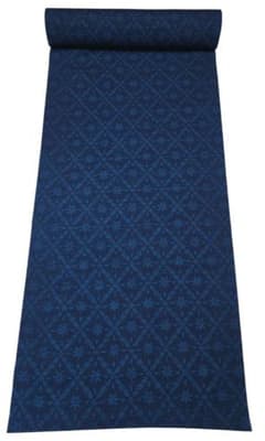 新品JAPANMODE 浴衣反物 東レセオαポリ 菱花オリエンタルブルー 日本製