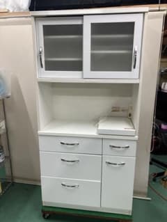 大阪引取限定 FRIA-90KB-WH 食器棚 ホワイト - メルカリ