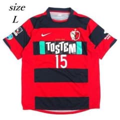 鹿島アントラーズ ユニフォーム 15番 TOSTEM Jリーグ NIKE製 L - メルカリ