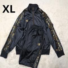 チャンピオン ジャージ セットアップ 魔裟斗モデル パイソン柄 黒金