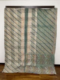 ꕥ未使用ꕥヴィンテージラリーキルト 幾何学 柄 カンタキルトマルチ