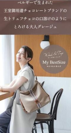 HerSchedule トリュフグレージュ ナイロン ショルダーバッグ - メルカリ