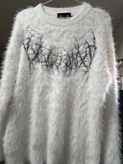YB Logo Knit White YXNGBRATZ Sサイズ - メルカリ