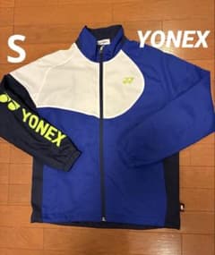 YONEX ジップアップジャケット 青/白/黒 S - メルカリ