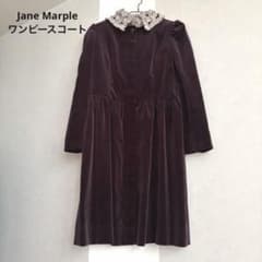 クリーニング済】ジェーンマープル＊ベルベット 鳥かごワンピース