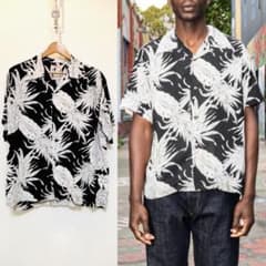 試着のみ SUNSURF L サンサーフ アロハ ハワイアンシャツ - メルカリ