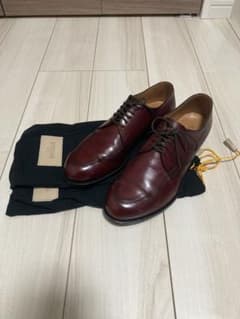 大塚製靴 最高級 M5-1504 外羽根Uチップ バーガンディ - メルカリ