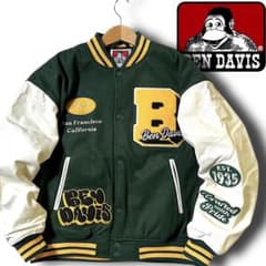 BEN DAVIS ベンデイビス リアルレザー スタジャン グリーン M - メルカリ