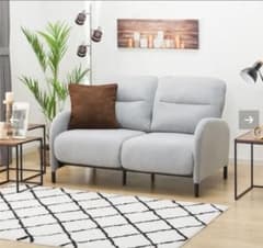 ☆プロフ必読様専用 カウチソファにもなるソファベッド 2人掛け (XL01