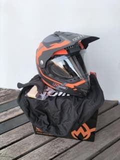 WINS X-ROAD ヘルメット サイズXL マットブラック オレンジ - メルカリ