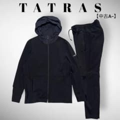 メンズ 限定 美品 訳あり タトラス TATRAS セットアップ ジャージ 黒