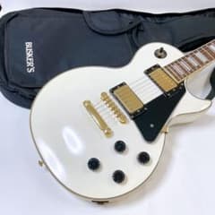 BUSKER'S バスカーズ レスポール 白 ホワイト ケース付き - メルカリ