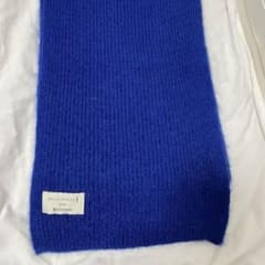 MACKINTOSH BATONER バトナー コラボ マフラー ブルー - メルカリ