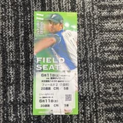 北海道日本ハムファイターズ 2016 フィールドシート使用済チケット