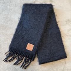 山田涼介さん着用】LOEWE アナグラムロゴ モヘヤ混ウールマフラー