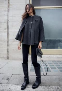 ZARA ニップケープコート M - メルカリ