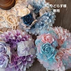 こりどらす様専用＊布リース 刺繍リボン 紫陽花リース - メルカリ