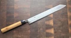 関の刃物 富士 Fuji ニッケル ダマスカス 牛刀 240mm 包丁 洋包丁