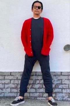 野村訓市 希少 60S The Broadway バージンモヘアカーディガン M - メルカリ