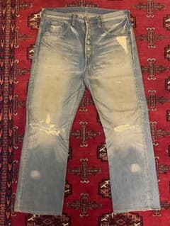 w36 44501 LVC リーバイス 501 大戦 エイジング グランジ - メルカリ