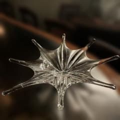 年末値下げオールドバカラ 希少フルーツコンポート 特大 オブジェ 花入