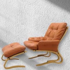 予約済 【週末限定2万円引き】カリモク 本革 レザー ラウンジチェア