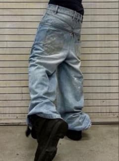 goar.archive ZIPPER WAIST DENIM BLUE S - メルカリ