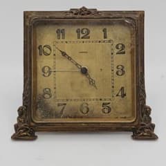 稼働品】KIENZLE キンツレ 置時計 ドイツ製 手巻き アールデコ 希少