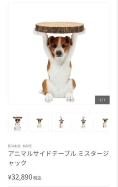 KARE アニマルサイドテーブル 未使用にちかい - メルカリ