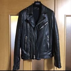 BALMAIN HOMME バルマン レザーライダースジャケット 44 バイカー
