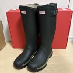 新品HUNTERレインブーツUK8ハンターバルモバル 長靴 BALMORAL - メルカリ