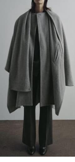 新品タグ付き ZARA ケープコート ポンチョ - メルカリ