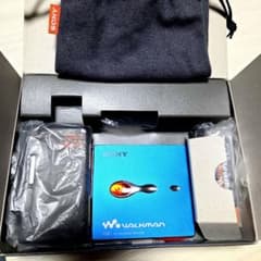 SONY MDウォークマン MZ-E700 ブルー 完品 動作確認◎ほぼ未使用