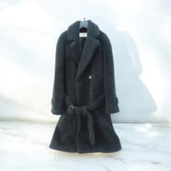 サンローラン オーバーサイズダブルブレストファーコート 登坂広臣着用