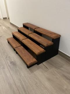 真矢様 専用 木製シェルフ 4段ラック ウッド家具 メープルカラー