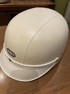 に*ち様 値下げ SHOEI 半ヘル オバヘル ホワイト M ハーフ - メルカリ