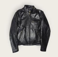 80s USA製 ショット 641EVS シングルライダースジャケット Sサイズ