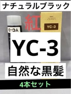 YC3。4本 弱酸性 ベルジュバンス ヘアカラー 白髪染め マニキュア
