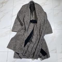 eizo1103 専用YLEVE アルパカツイル ドレープカラーベルデッドコート