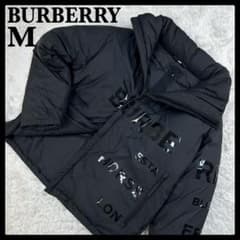 5923【超希少・美品》バーバリー‪☆ホースフェリープリント入りダウン‬