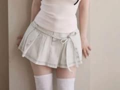 ANDMARYアンドマリー☆ Kika button mini skirt - メルカリ