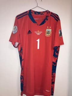 アルゼンチン代表GK支給ユニフォーム#1 アルマーニ選手 メッシ