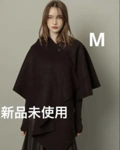 66000円】新品未使用 CADUNE カデュネ ストール付きリバーコート