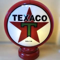 TEXACO ガスポンプライト ガソリン 片面 vintage 希少 - メルカリ
