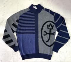 美品】カステルバジャック☆カシミア100% モックネックセーター 48(L