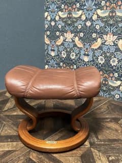 りき様専用＊エコーネス オットマン フットスツール 本革 ストレスレス